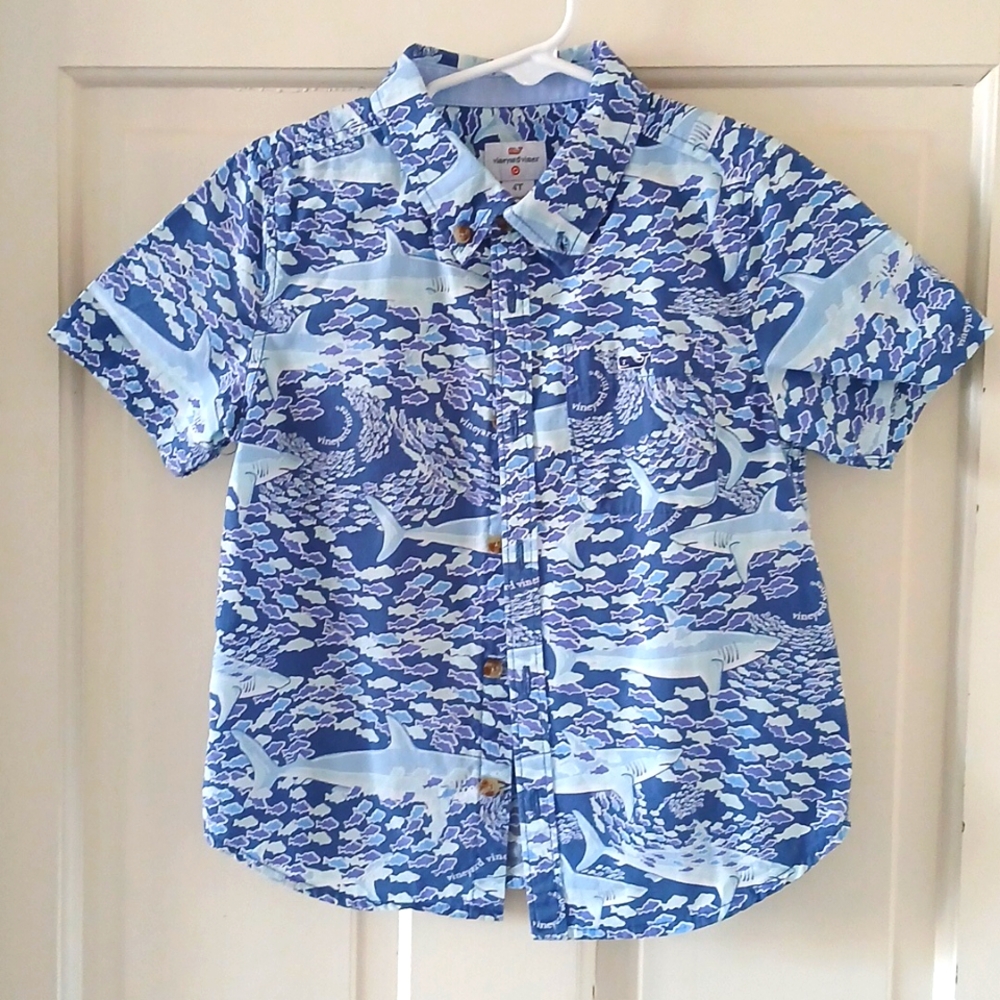 Vineyard Vines shark shirt